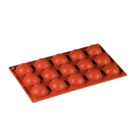 Stampo silicone semisfera ø cm.5 h.2,3 15 impronte