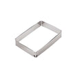 Telaio inox rettangolare regolabile da cm.19x28 a cm.34x54 h.5