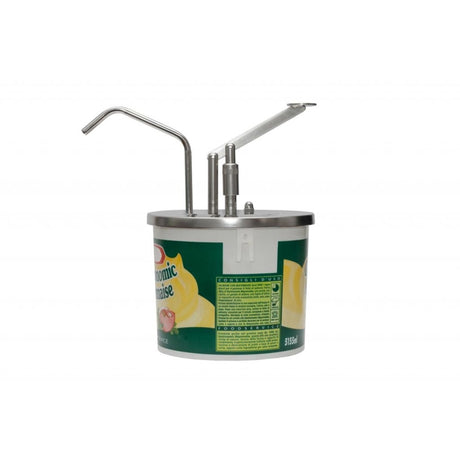 Pompa dosasalse vasca da kg.5 puff inox basso
