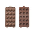 Stampo silicone chocoparty sfera 15 impronte