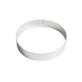 Fascia inox rotonda ø cm.18 h.4,5