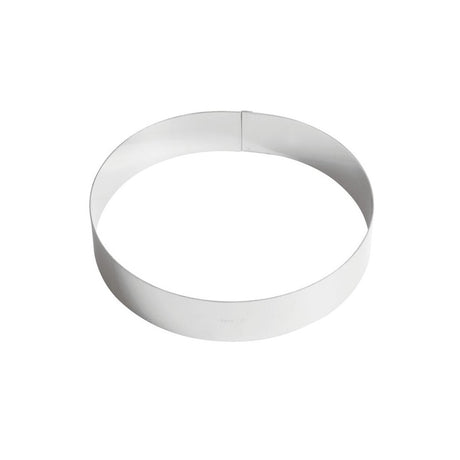 Fascia inox rotonda ø cm.18 h.4,5