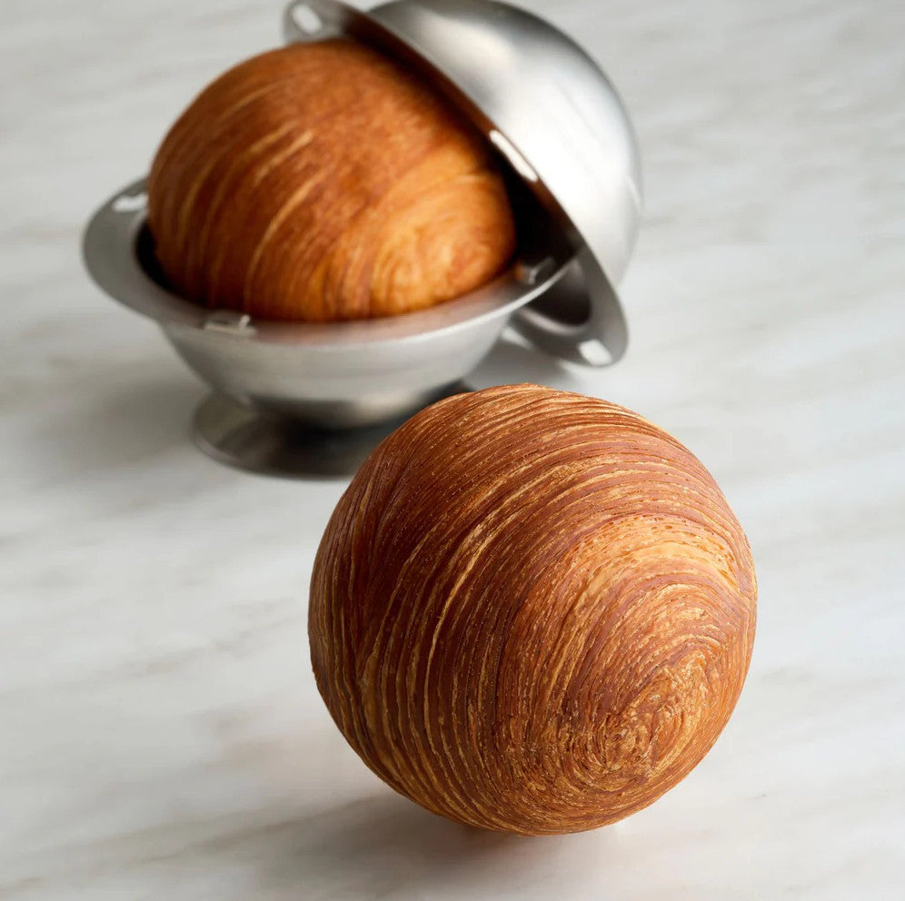 Stampo inox croissant geometrico sfera ø cm.7.5