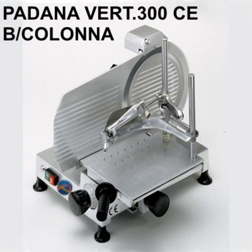 Affettatrice padana 300 vert.ce v.230 bianco lonna