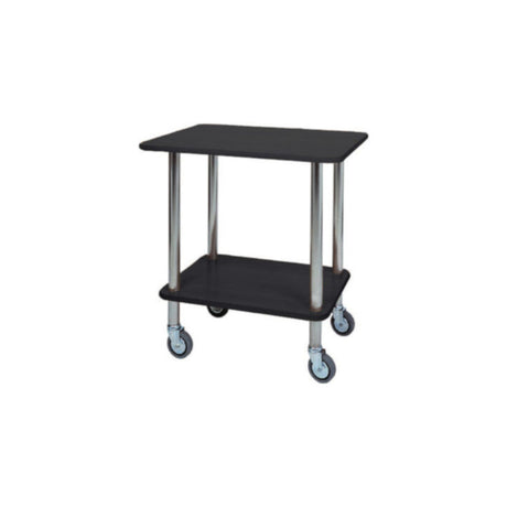 Carrello legno gueridon 2 piani cm.70x50 h.78 carbon