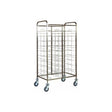 Carrello inox portavassoi universali 20 vassoi