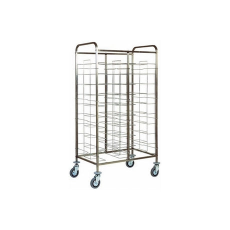 Carrello inox portavassoi universali 20 vassoi