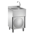 Lavamani armadio cm.50x50 h.85 con miscelatore e porta battente