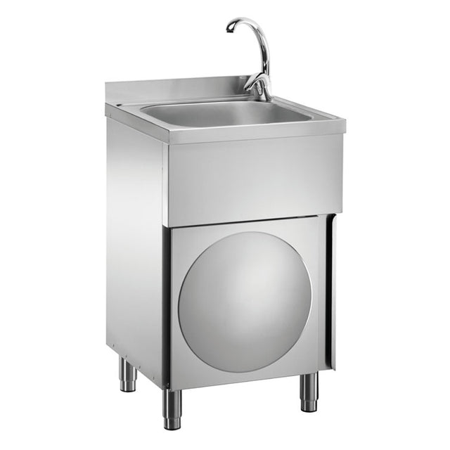 Lavamani armadio cm.50x50 h.85 con miscelatore e porta battente