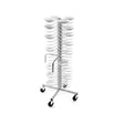 Carrello portapiatti 96 piatti ø cm.18-23