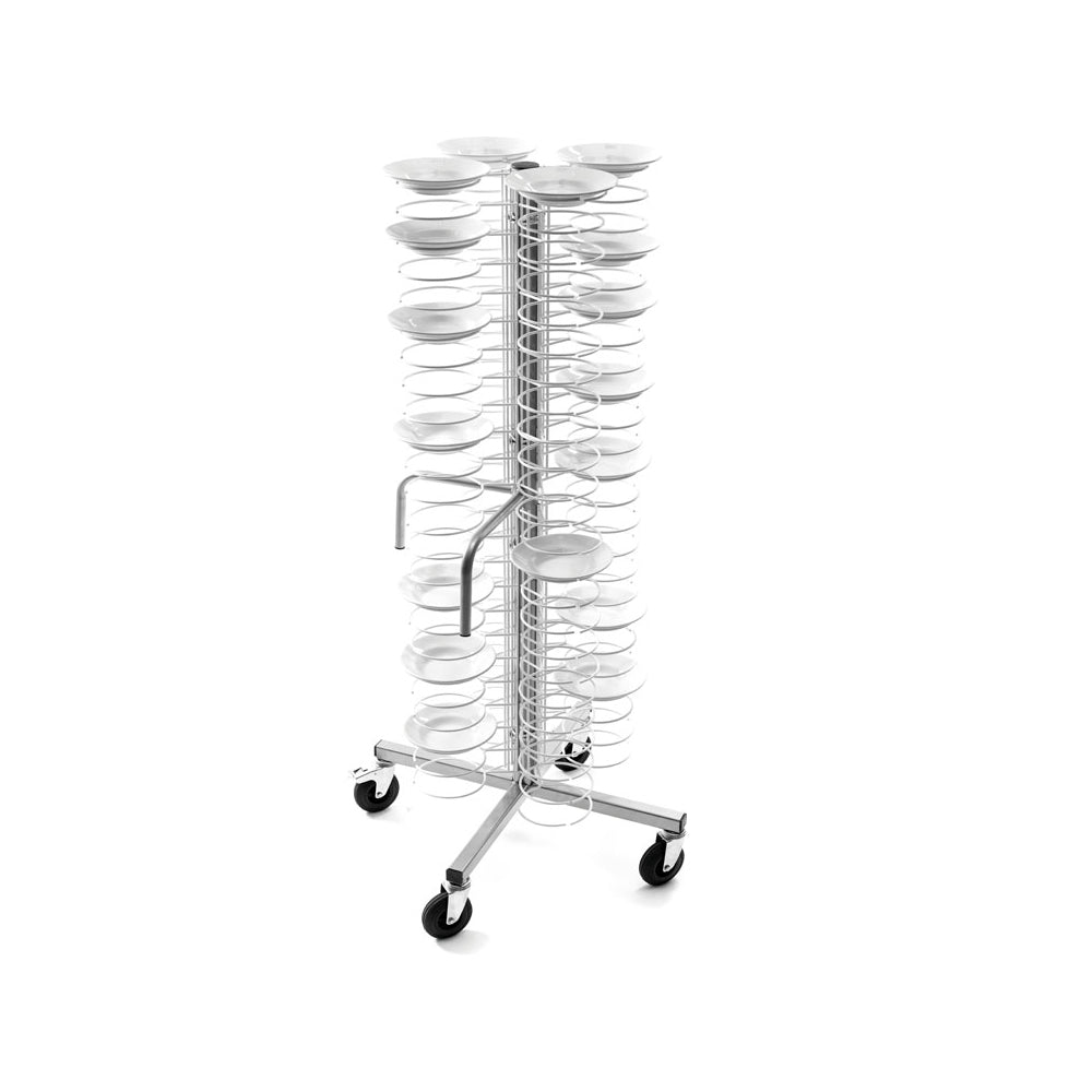 Carrello portapiatti 96 piatti ø cm.18-23