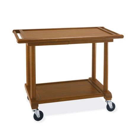 Carrello legno massello 2 piani cm.107x55 h.82