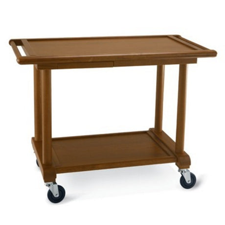 Carrello legno massello 2 piani cm.107x55 h.82
