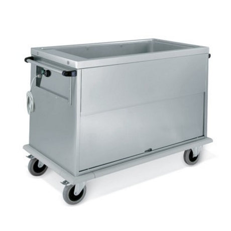Carrello inox bagnomaria armadio 3 gn/1/1 indipendenti