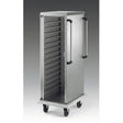 Carrello inox armadio teglie/vassoi cm.49x64x142h