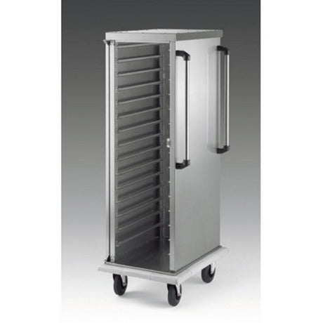Carrello inox armadio teglie/vassoi cm.49x64x142h