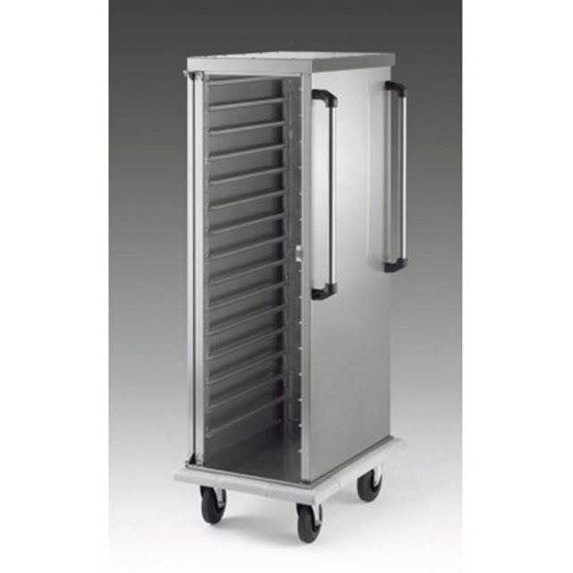 Carrello inox armadio teglie/vassoi cm.49x64x142h