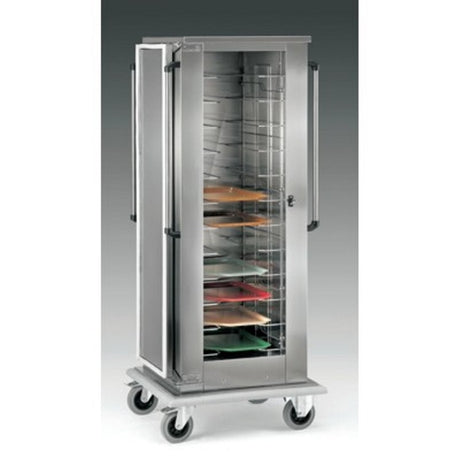 Carrello inox armadio 12 vassoi gn.1/1 78x73x190h