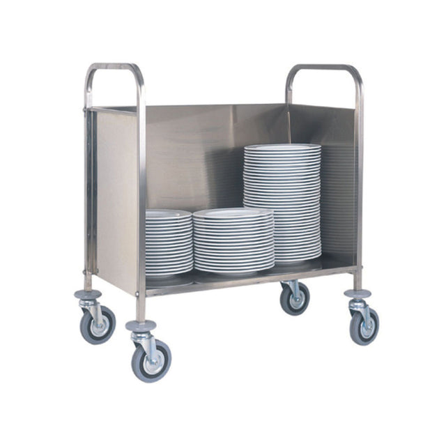 Carrello inox portapiatti 200 piatti cm.91x57 h.101