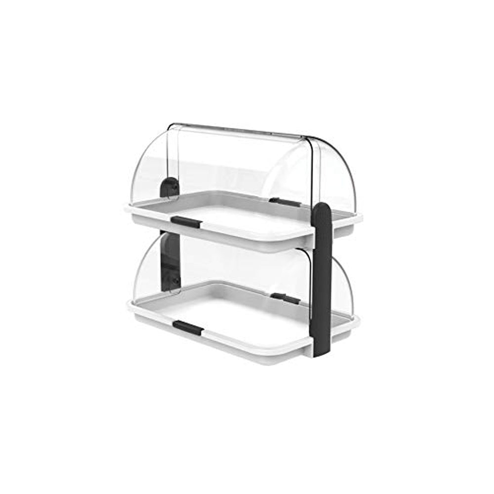 Vetrina pasticceria polibox cm.46,5x31,5 h.40,5 doppia