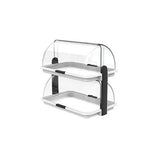Vetrina pasticceria polibox cm.46,5x31,5 h.40,5 doppia
