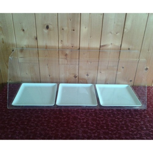 Parafiato plexiglass cm.99.5x30 h.27 senza lati