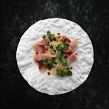 PIATTO GOURMET VULCANO Ø CM.31 EFFETTO ROCCIA