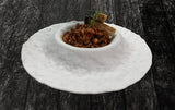 PIATTO GOURMET VULCANO Ø CM.31 EFFETTO ROCCIA