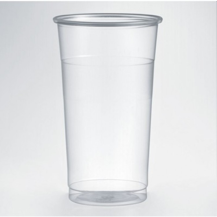 Bicchiere di plastica 500 cc trasparente infrangibile pz 40
